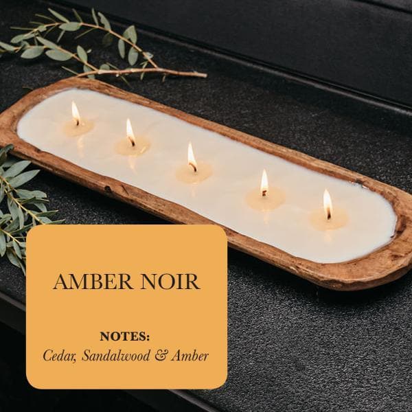 5-Wick Bowl Candle - Amber Noir Scent