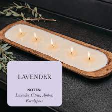 5-Wick Bowl Candle - Lavender Scent