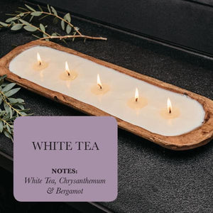 5-Wick Bowl Candle - White Tea