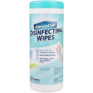 Clean Cut Disinfecting Wipes, Fresh Scent, 35/Canister