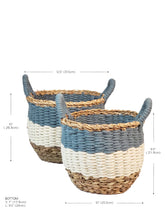 Load image into Gallery viewer, Ula Stripe Basket - Blue

